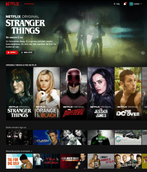 Netflix brugervenlighed