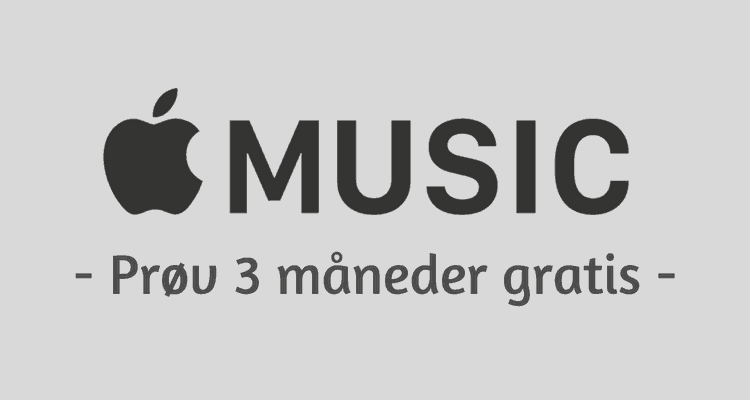 Prøv Apple Music gratis