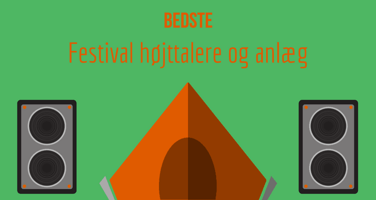 Festival højttaler og anlæg