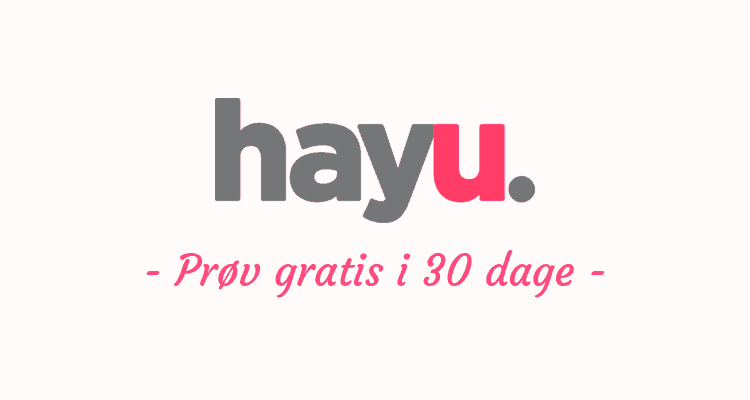 hayu (prøv gratis) – Reality programmer on-demand