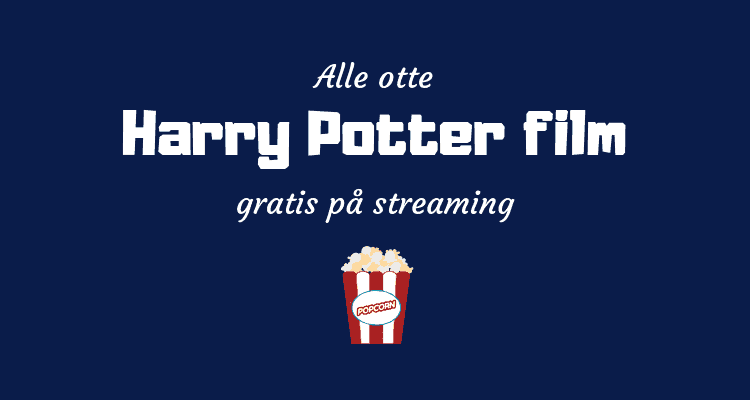 Se alle Harry Potter film på streamingtjeneste